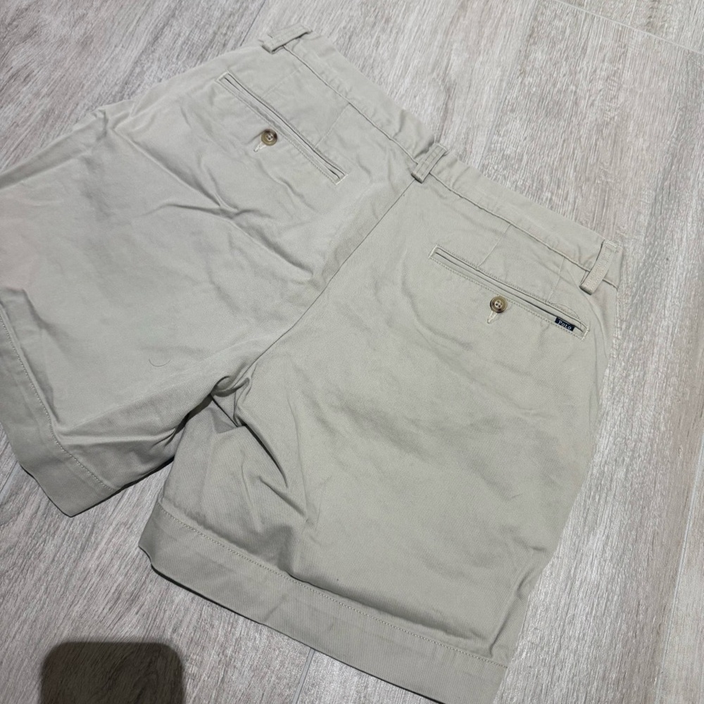 Polo Ralph Lauren Men's Classic Tan Shorts size 30. Classic for 6 in shorts - Picture 6 of 7